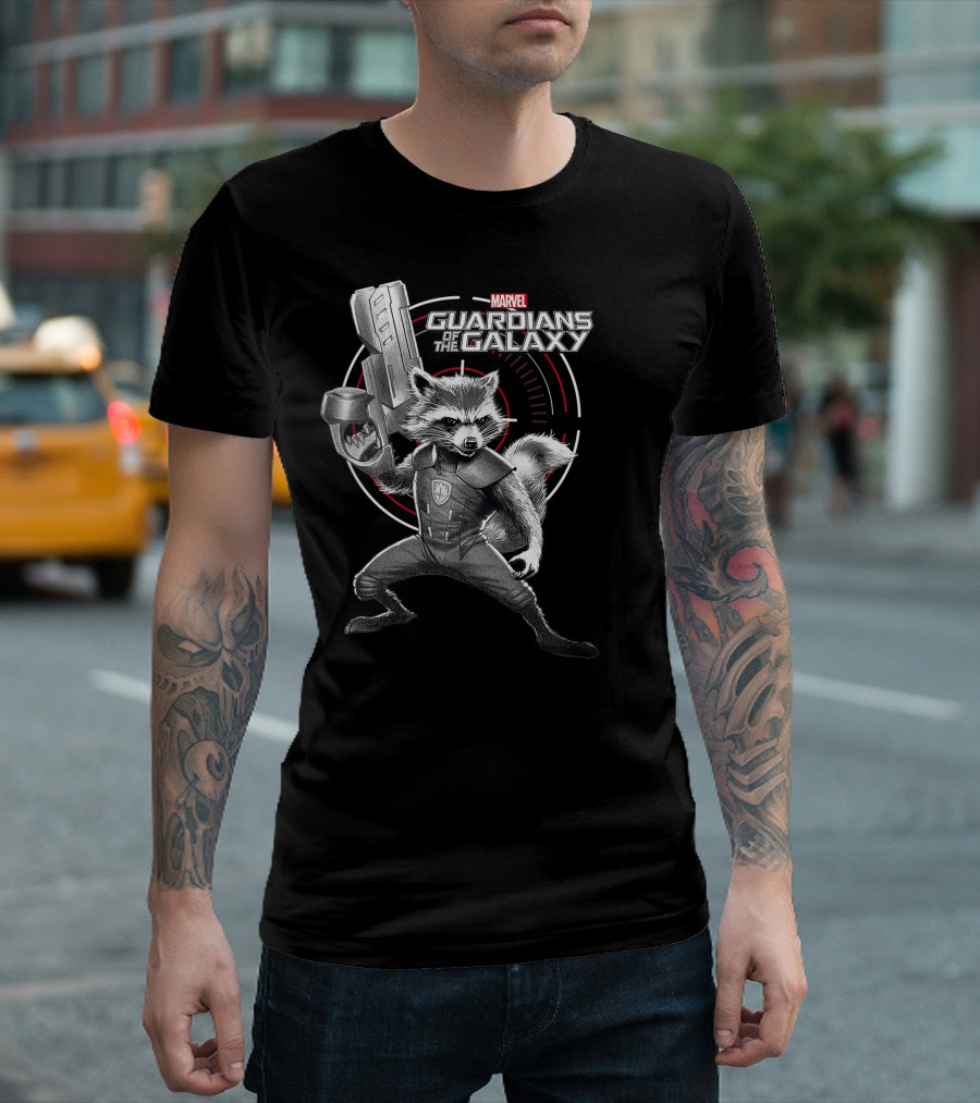 Marvel Guardians Of The Galaxy Rocket Raccoon Target T-Shirt