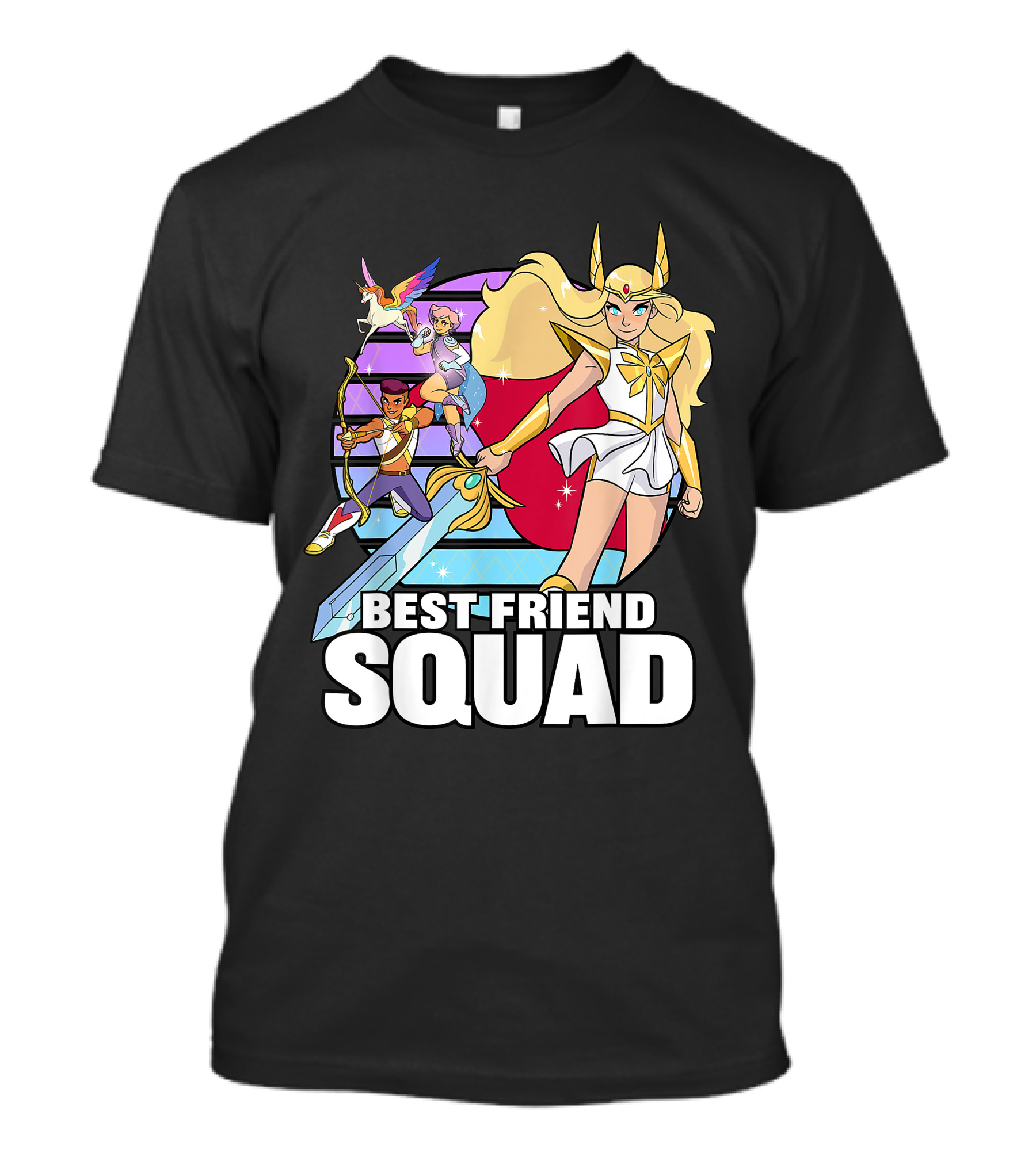 Best Friend Squad She Ra And The Princesses Of Power Characters T-Shirt