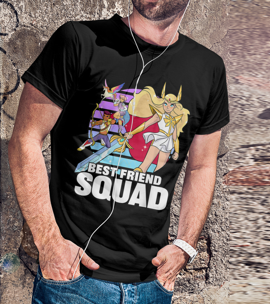 Best Friend Squad She Ra And The Princesses Of Power Characters T-Shirt