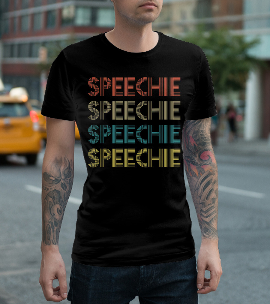 Speechie Retro Speech Therapist SLP T-Shirt