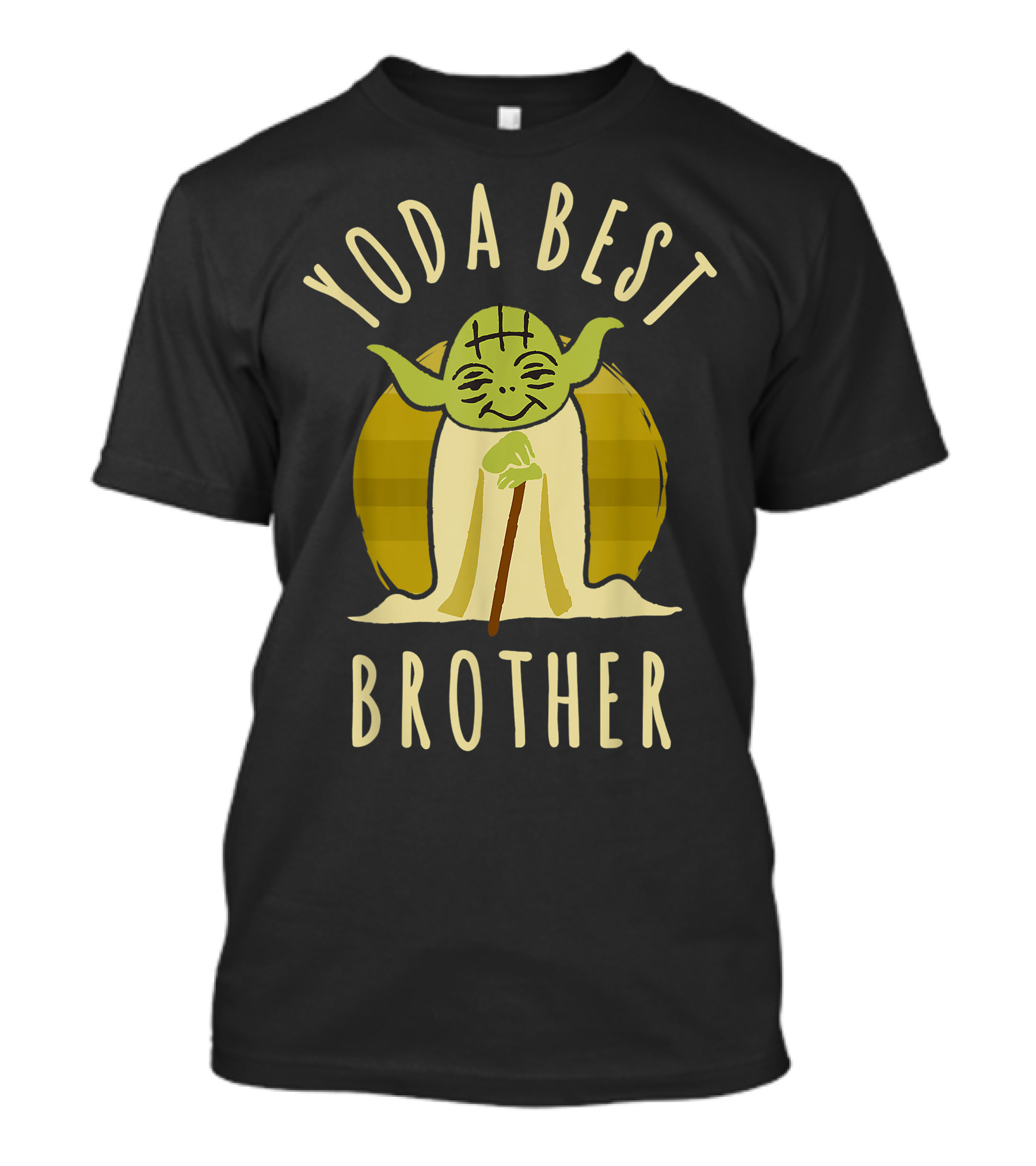 Yoda Best Brother Star Wars Cartoon Yoda T-Shirt