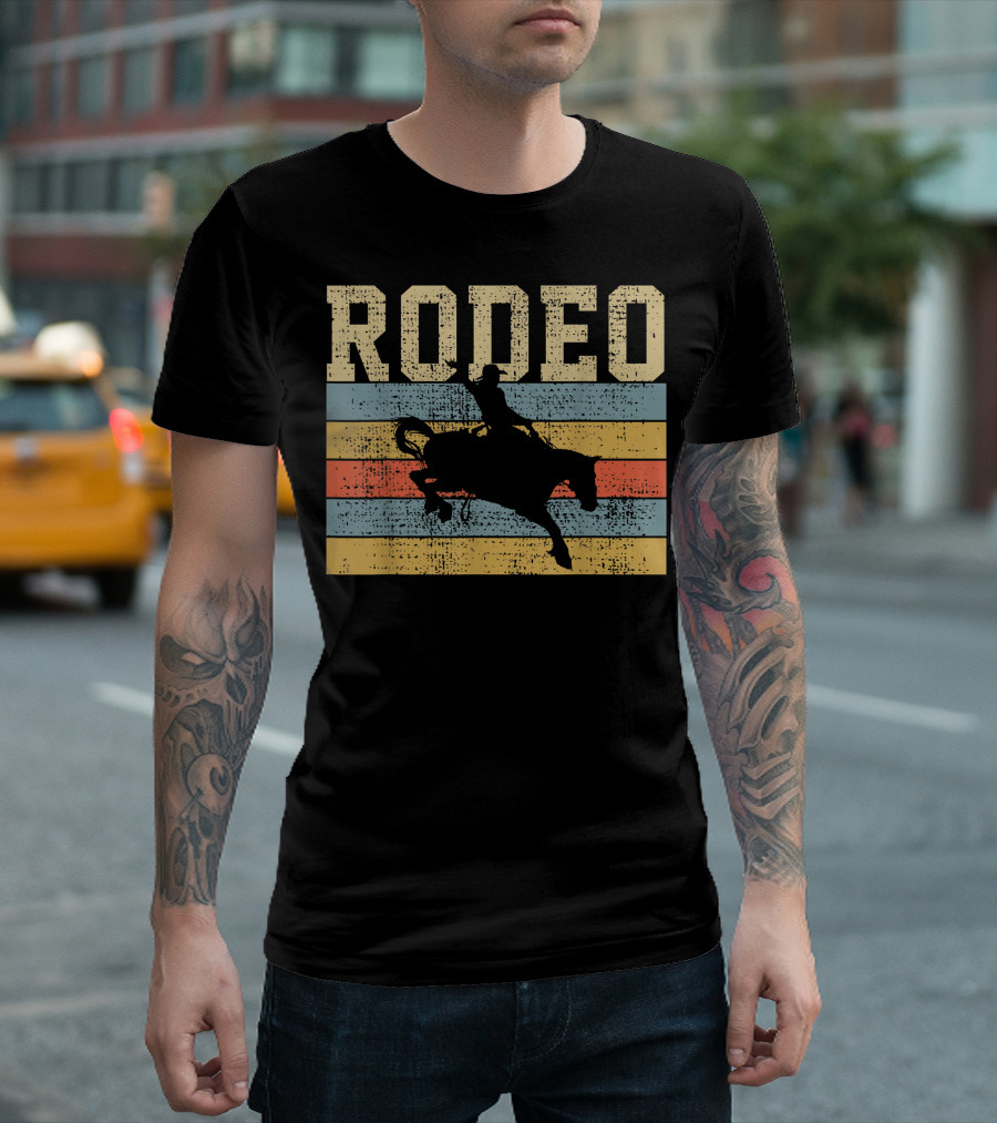 Rodeo Cowboy Horse Riding Western T-Shirt