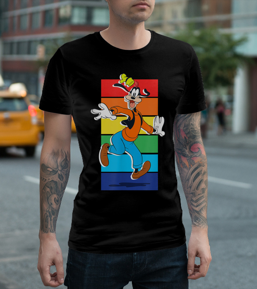Disney Goofy Rainbow T-Shirt