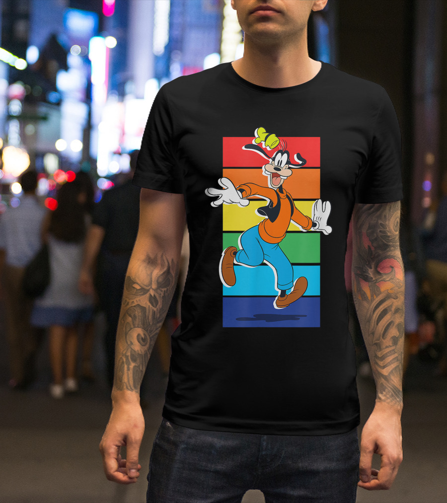 Disney Goofy Rainbow T-Shirt