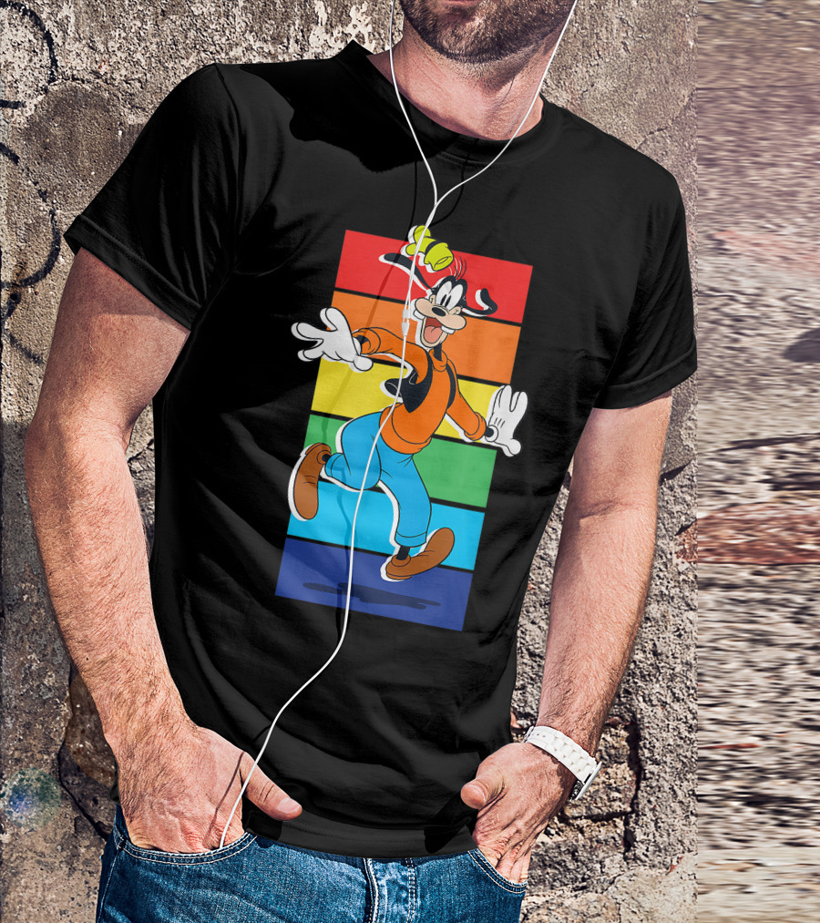 Disney Goofy Rainbow T-Shirt