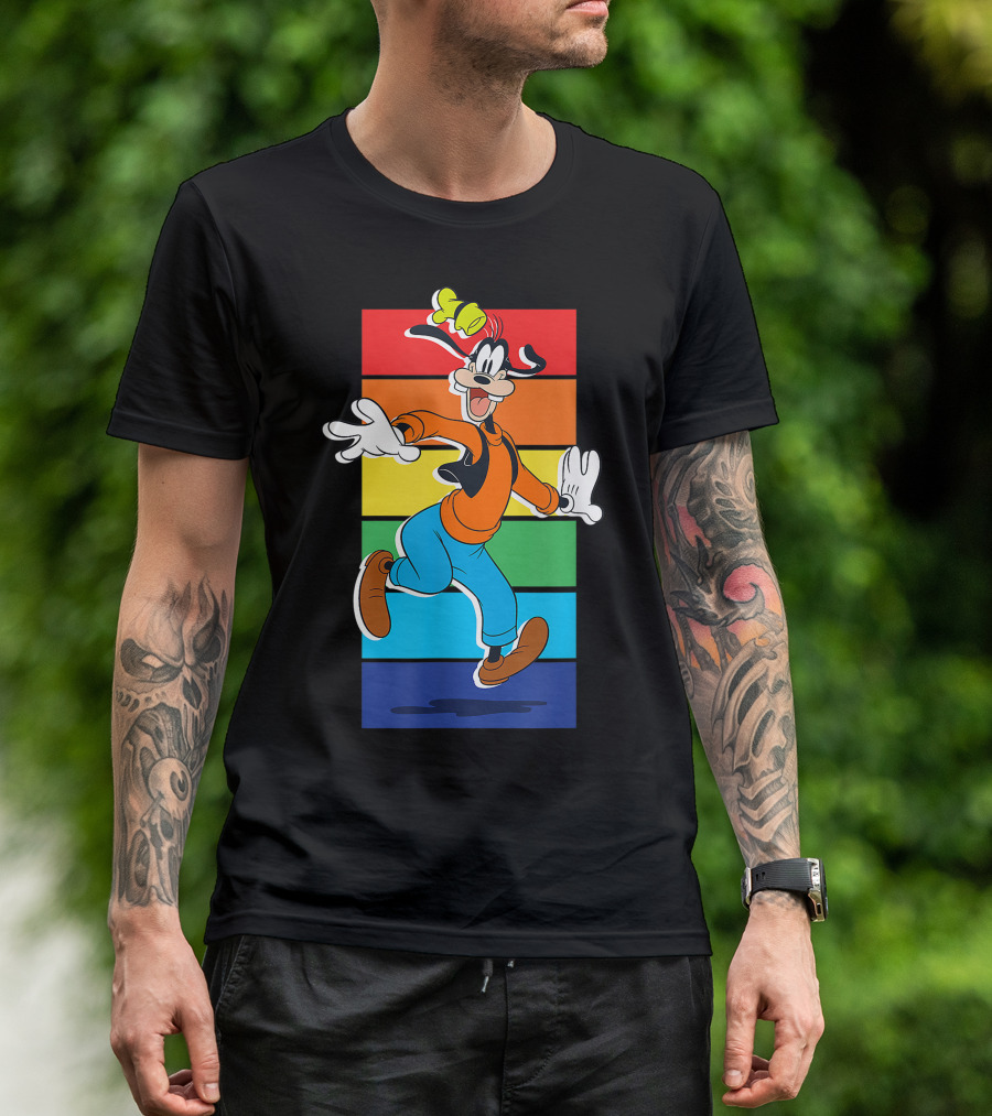 Disney Goofy Rainbow T-Shirt