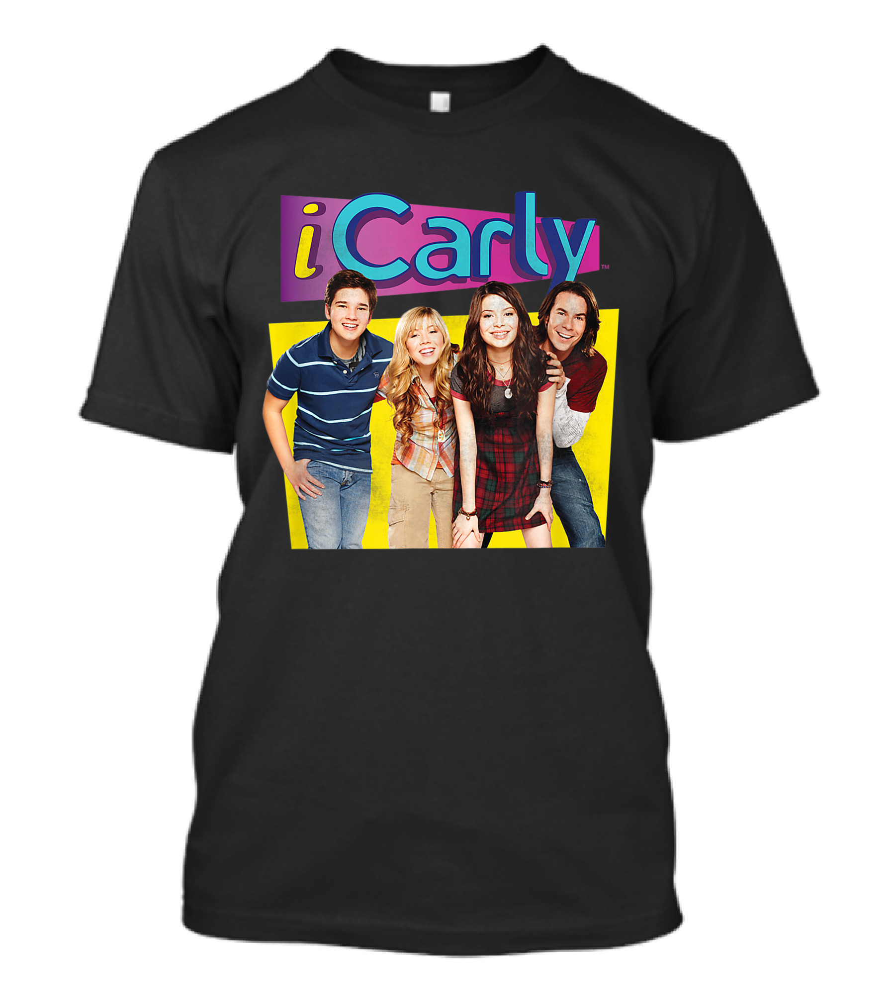 ICarly Cast Complete Main Characters Group Shot T-Shirt