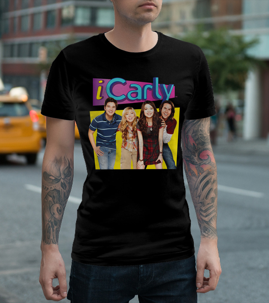 ICarly Cast Complete Main Characters Group Shot T-Shirt