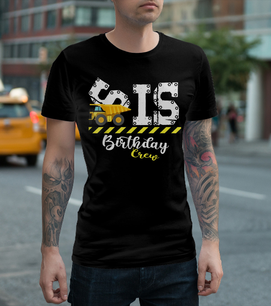 Sis Construction Birthday Crew Party T-Shirt