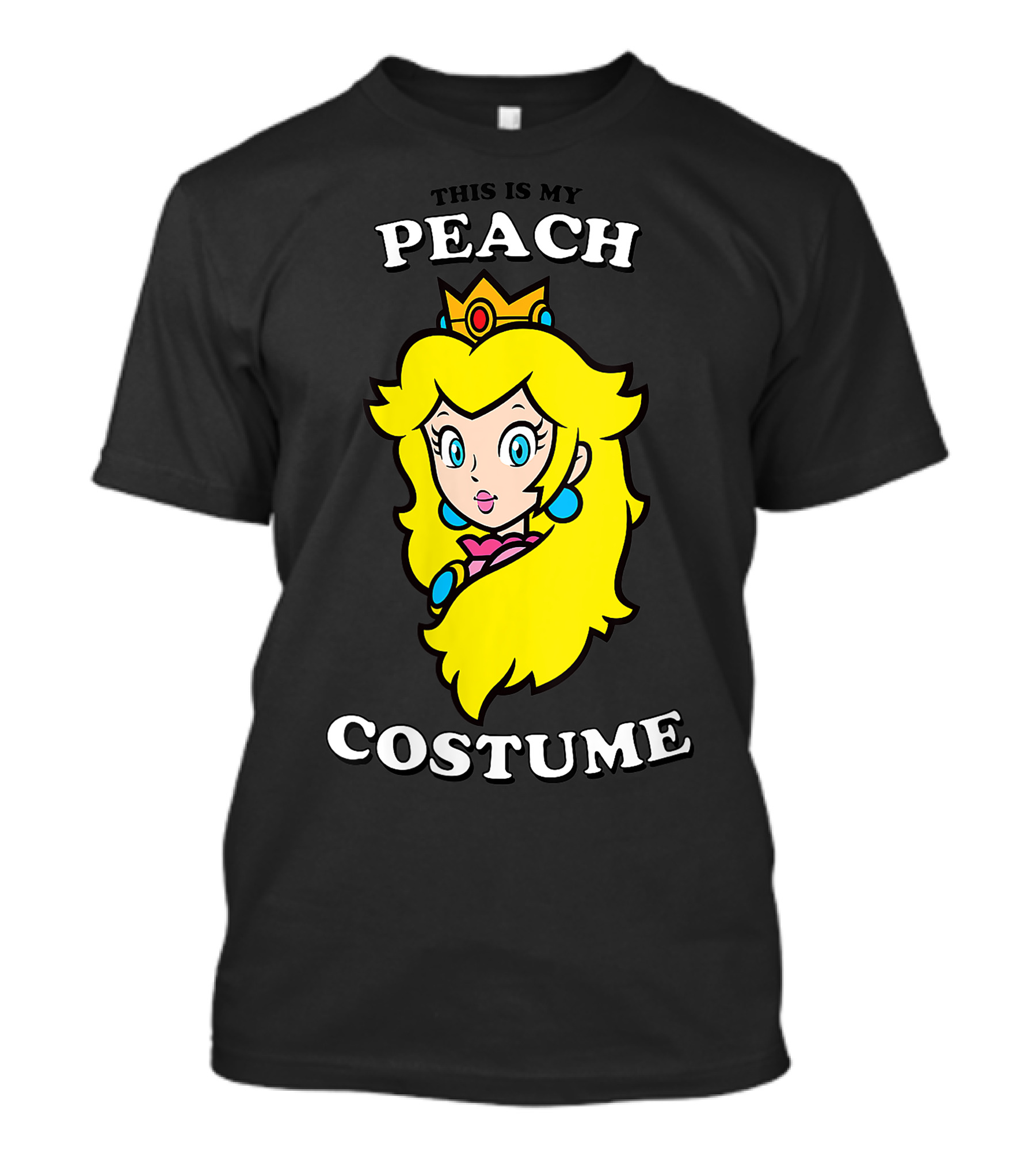 This Is My Peach Costume Super Mario Princess Character T-Shirt
