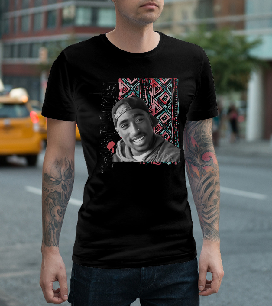 Poetic Justice 90s Retro Tupac Shakur Tribal T-Shirt