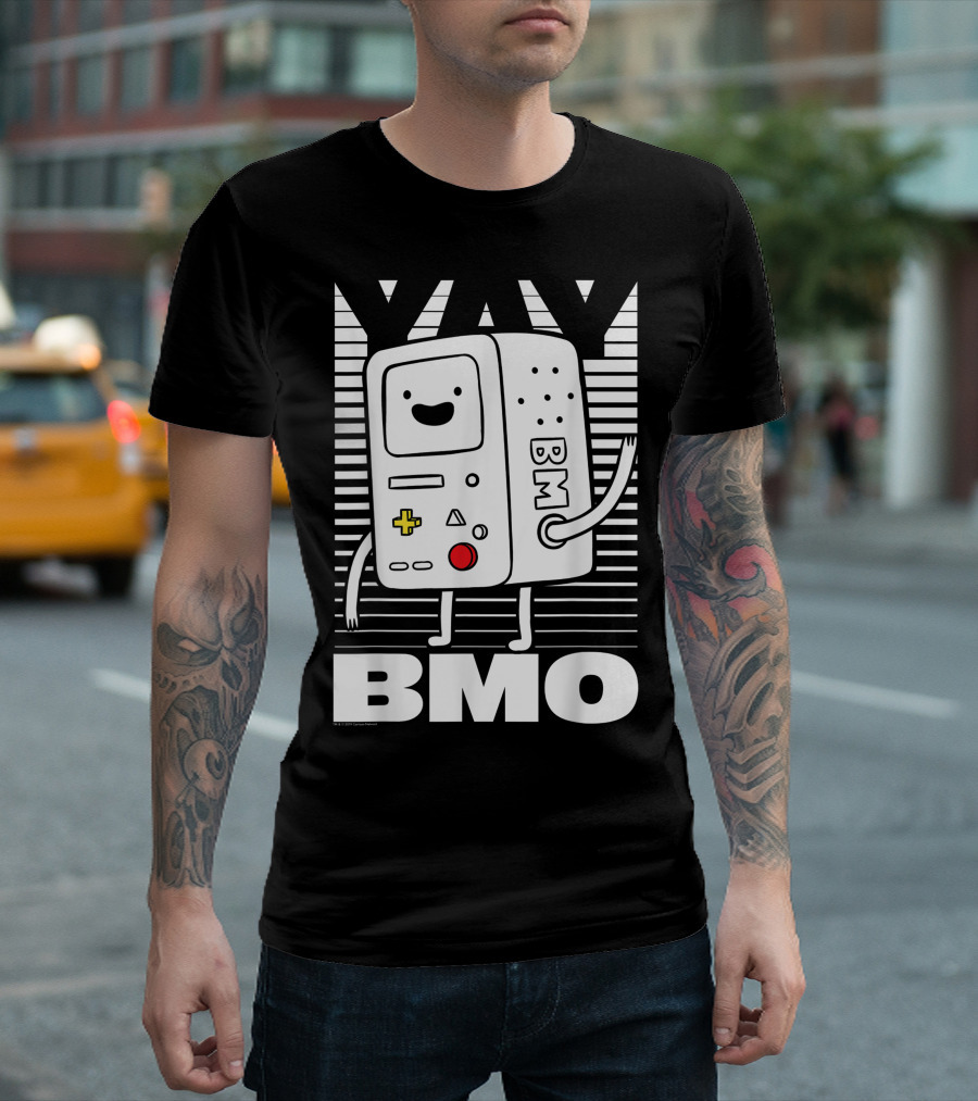 Yay Bmo CN Adventure Time Bmo Lines T-Shirt
