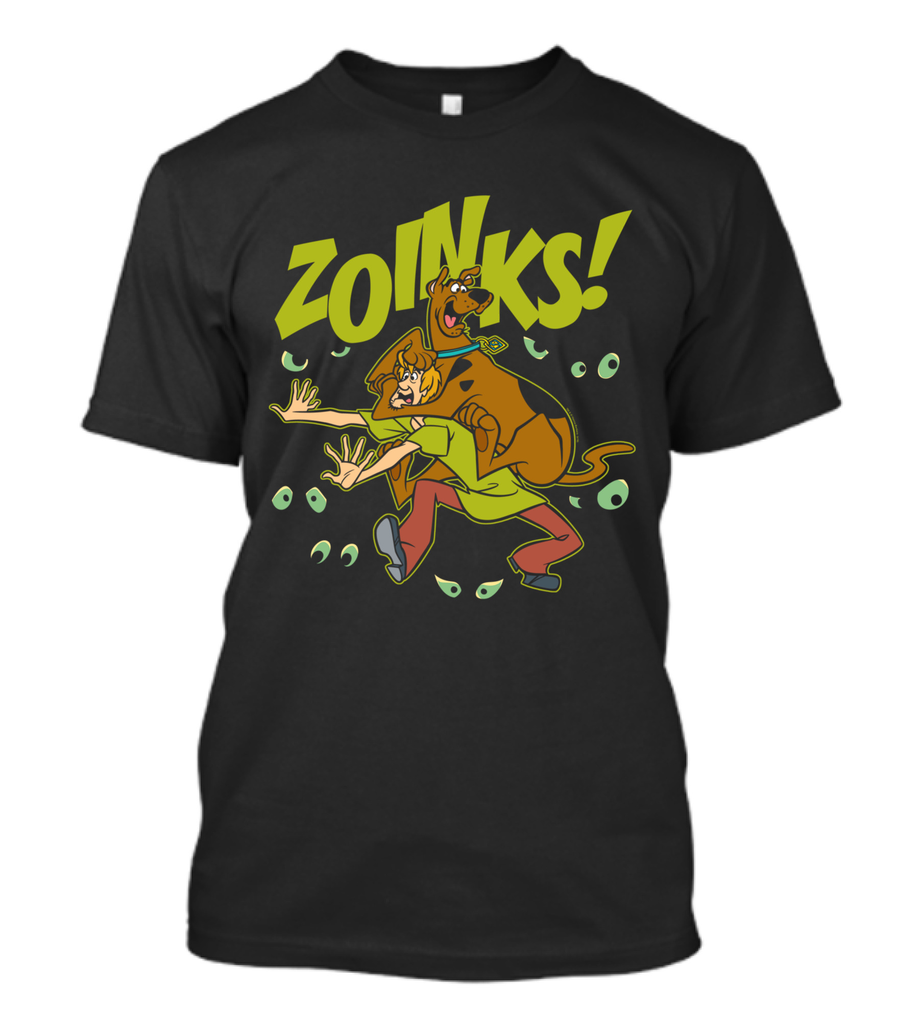 Zoinks Scooby Doo Shaggy Creepy Eyes Classic Moment T-Shirt
