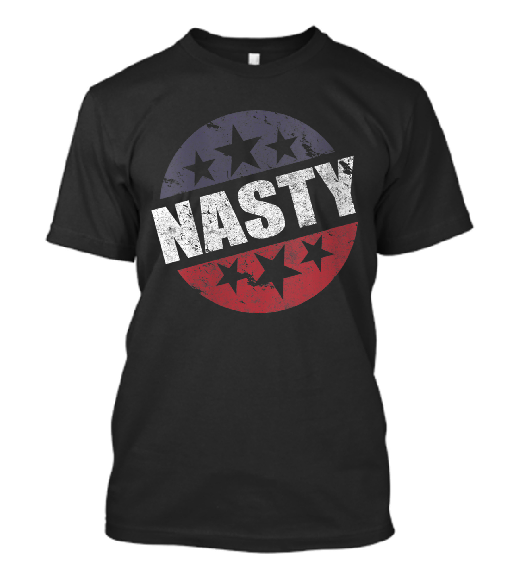 Nasty Woman Feminist Election Voting Stars T-Shirt