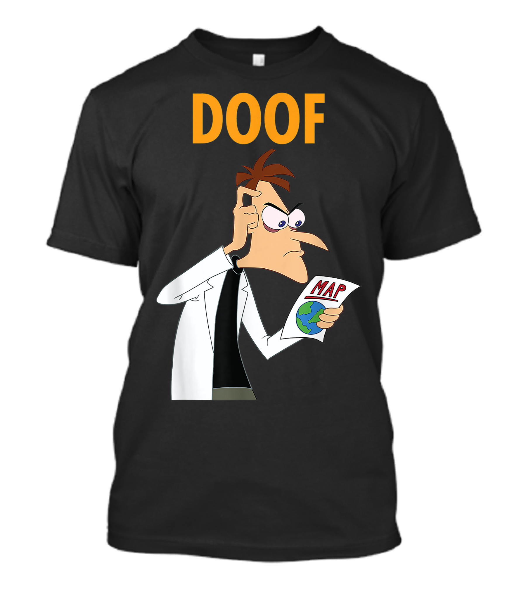 Doof Phineas And Ferb Map Candace Against The Universe T-Shirt