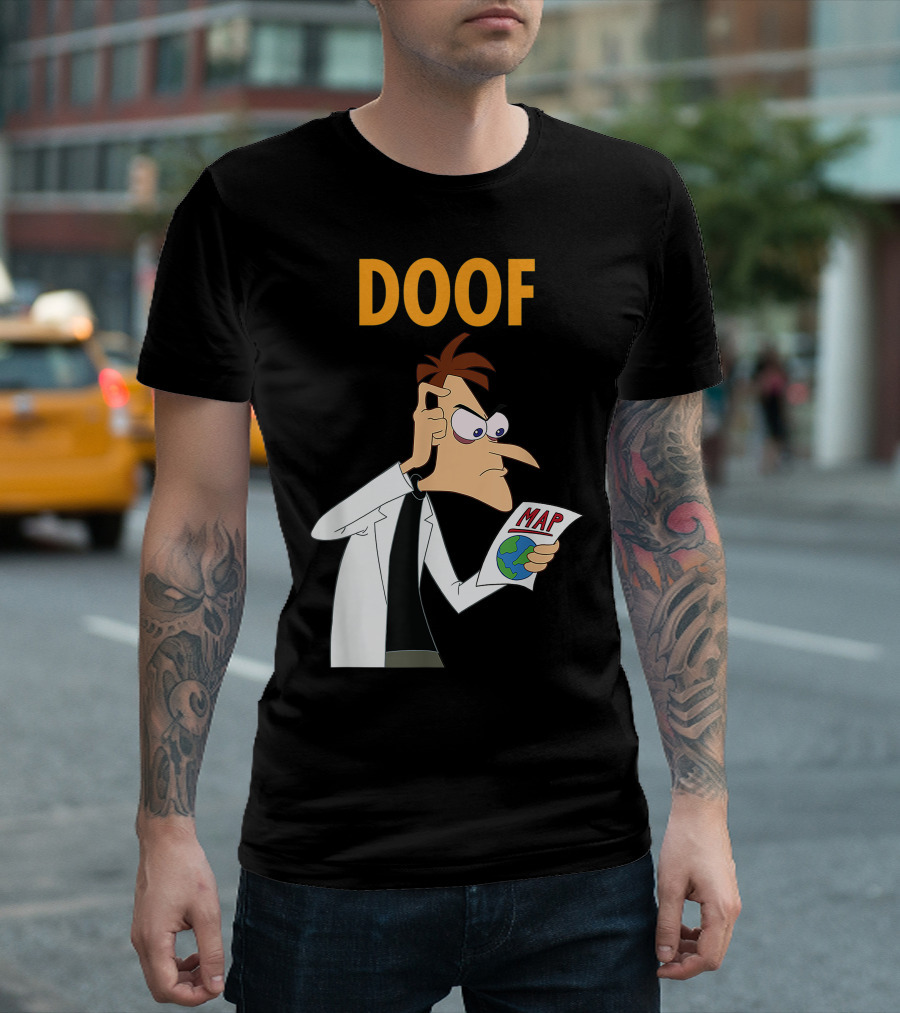 Doof Phineas And Ferb Map Candace Against The Universe T-Shirt