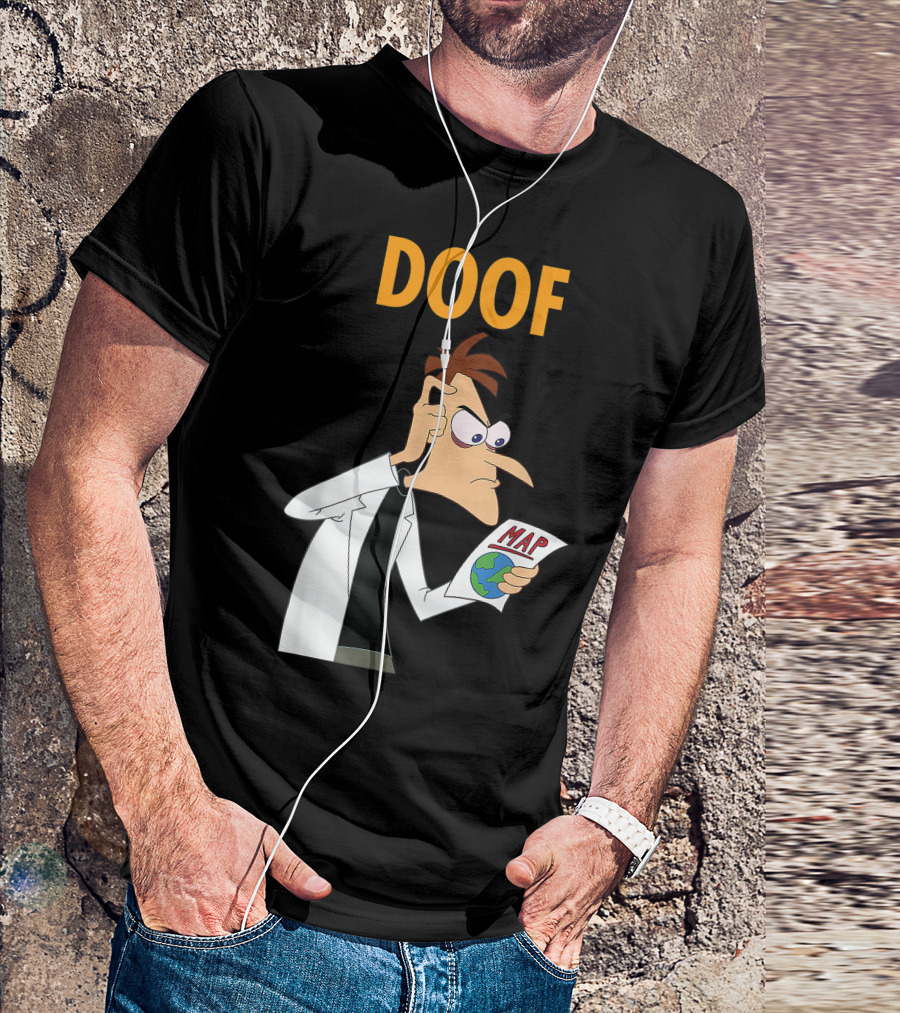 Doof Phineas And Ferb Map Candace Against The Universe T-Shirt