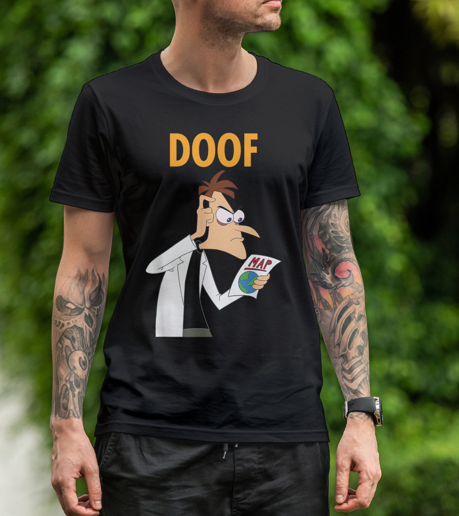 Doof Phineas And Ferb Map Candace Against The Universe T-Shirt