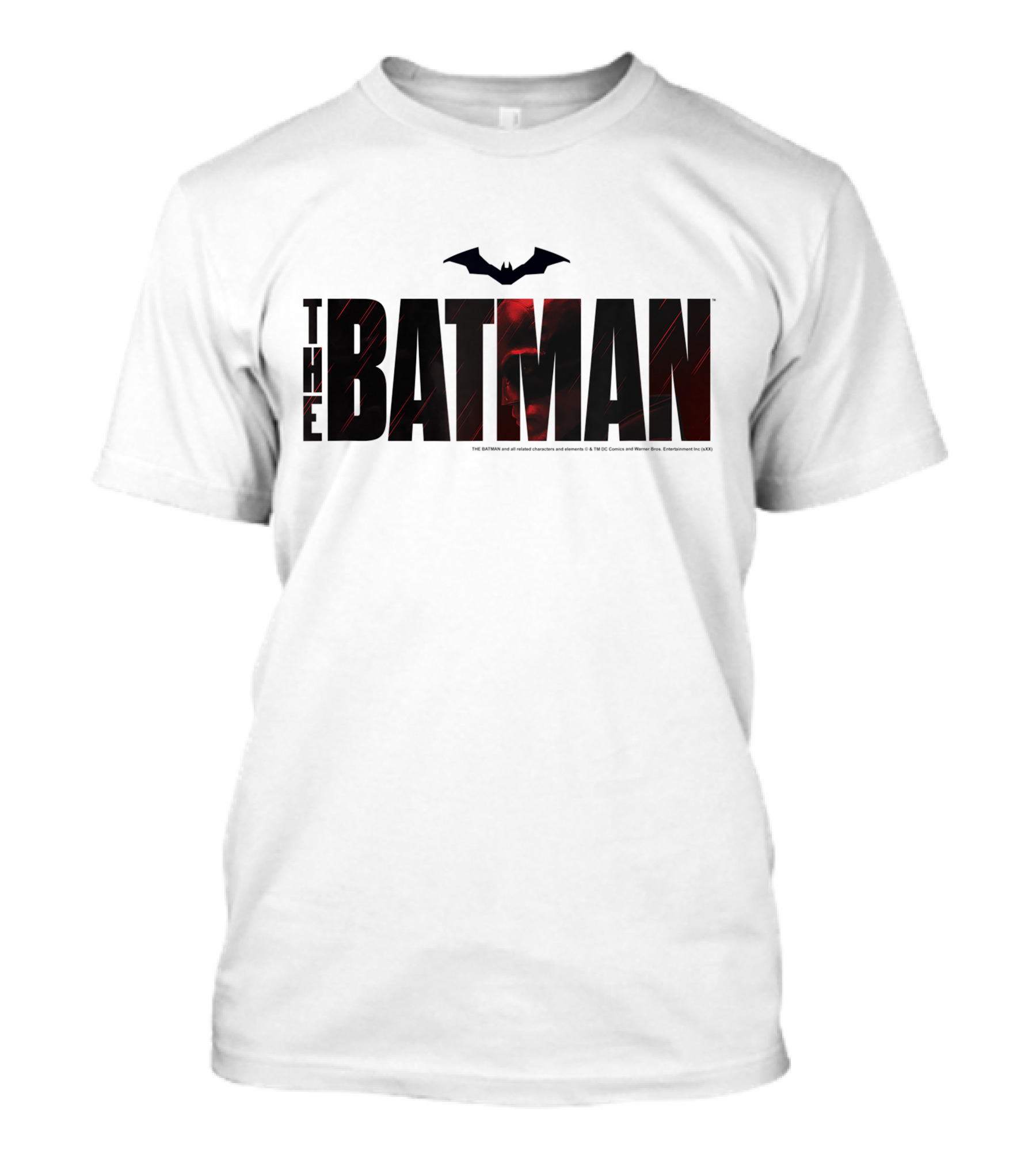Dc Fandome The Batman Dark Logo Red Fill T-Shirt
