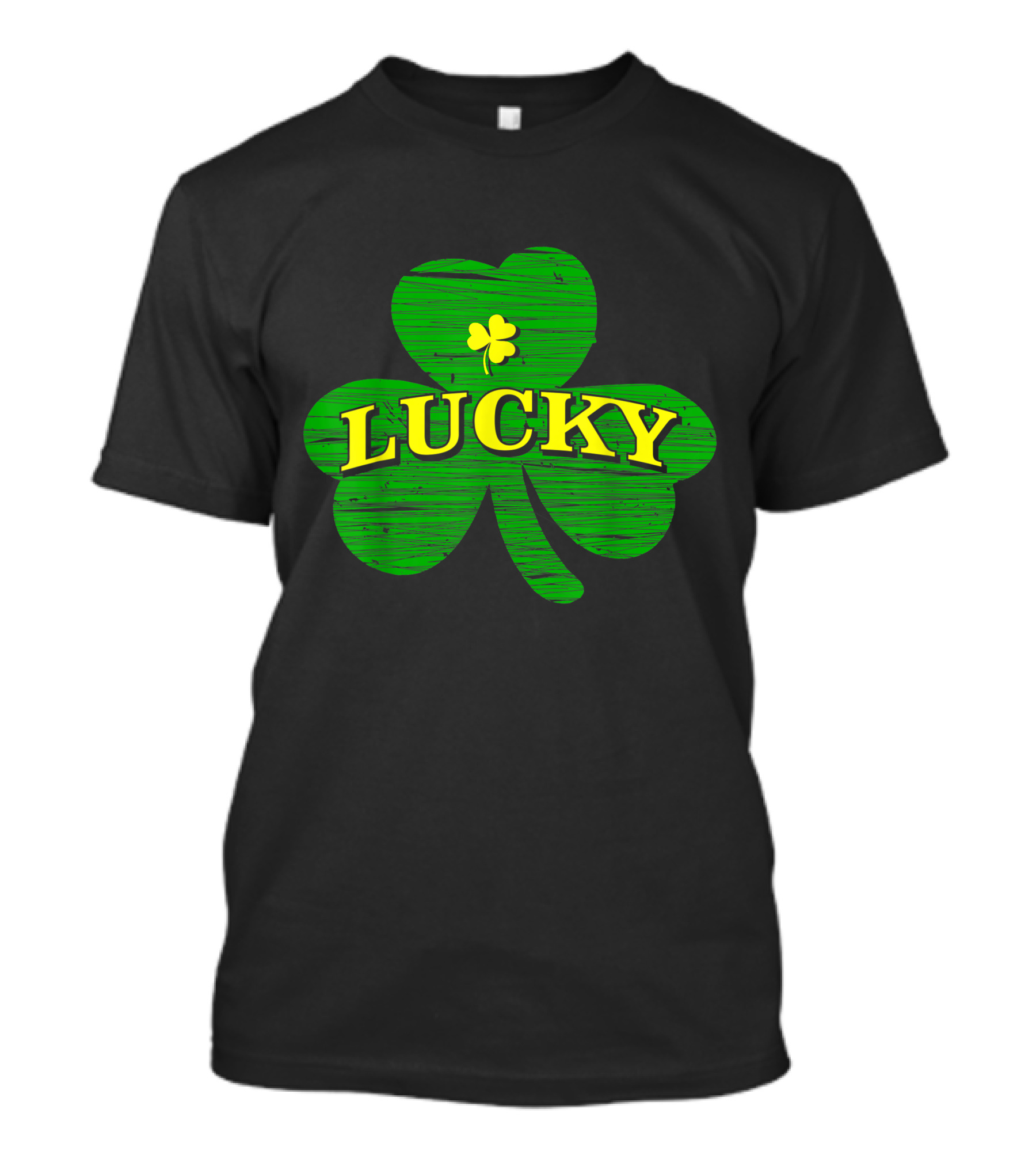 Lucky 4 Leaf Clover St. Patrick's Day Green Shamrock T-Shirt