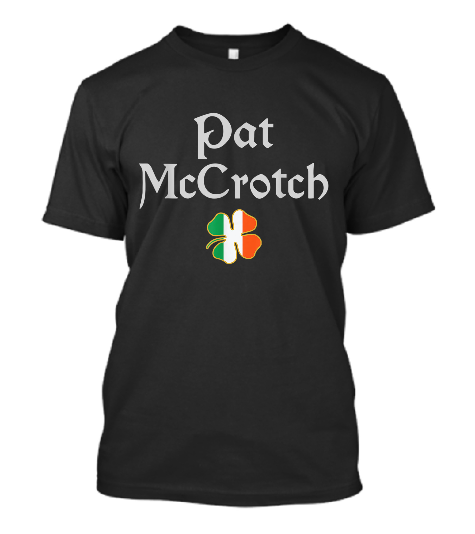 Pat McCrotch Four-Leaf Clover Funny Party Outfit Men Adults Bros T-Shirt