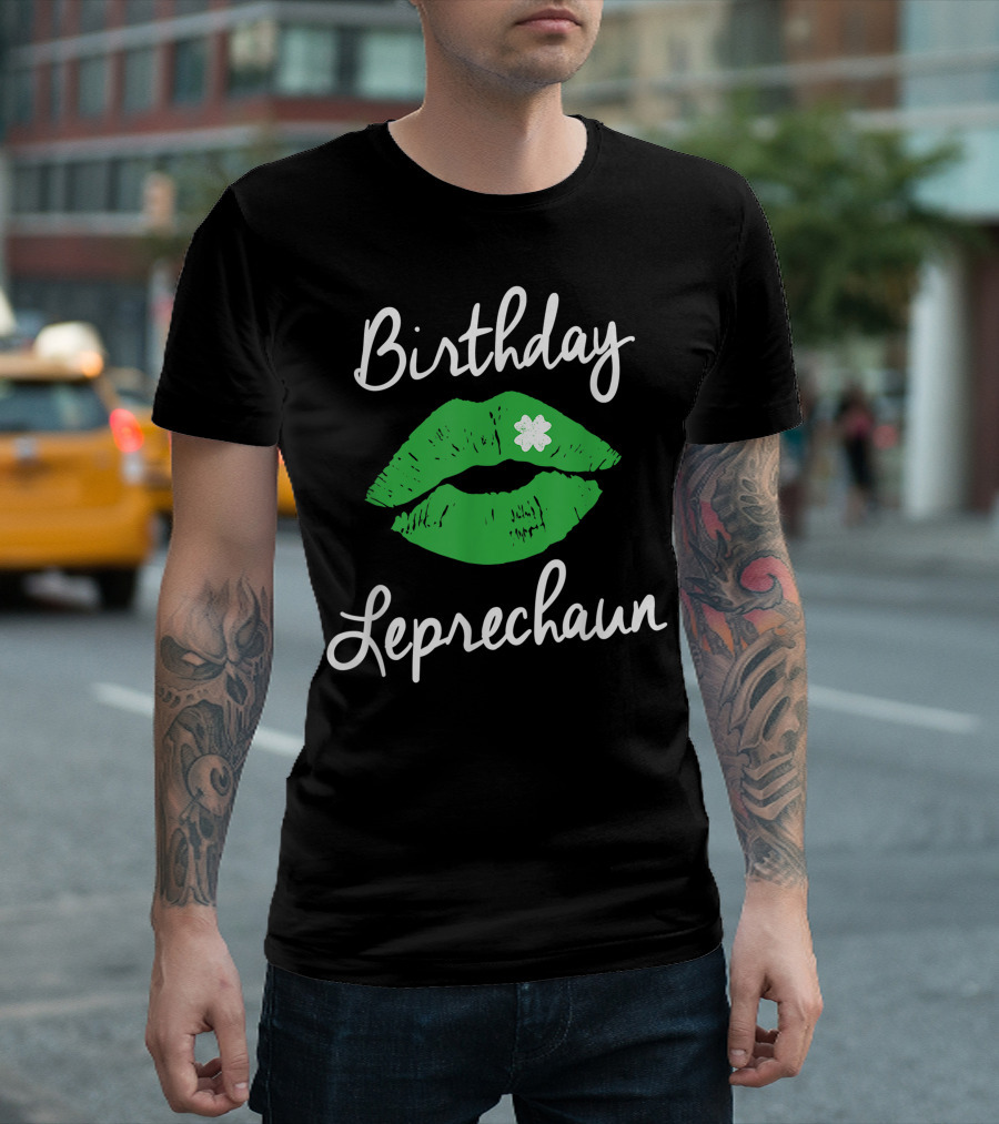 Birthday Leprechaun Girls Women St. Patrick's Day Shamrock T-Shirt