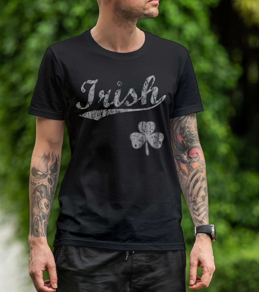 Irish Vintage Shamrock T-Shirt