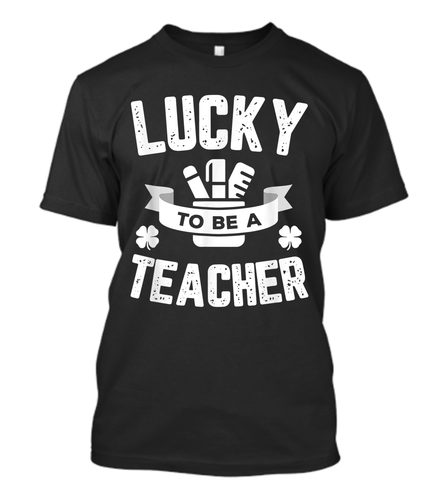 Lucky To Be A Teacher St. Patrick's Day Clover Tools T-Shirt