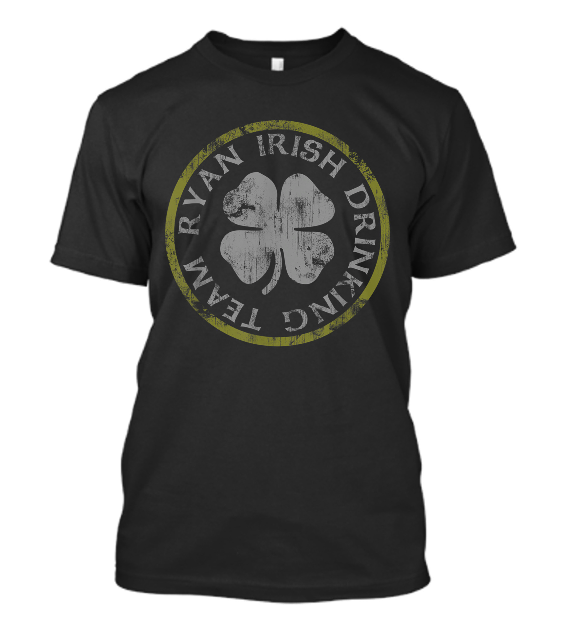 Ryan Irish Drinking Team Clover Emblem T-Shirt