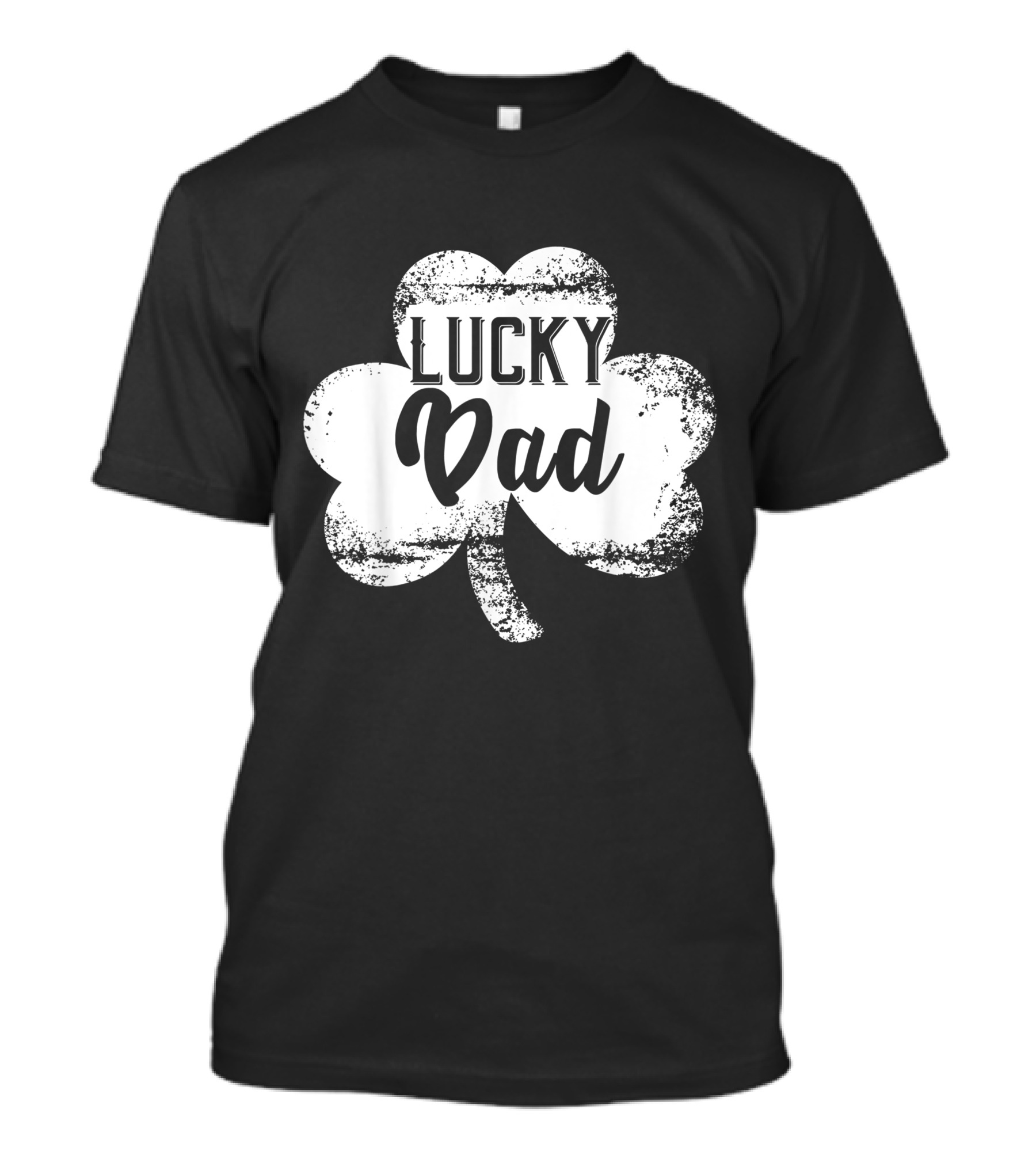 Lucky Dad Shamrock St. Patrick's Day Family T-Shirt