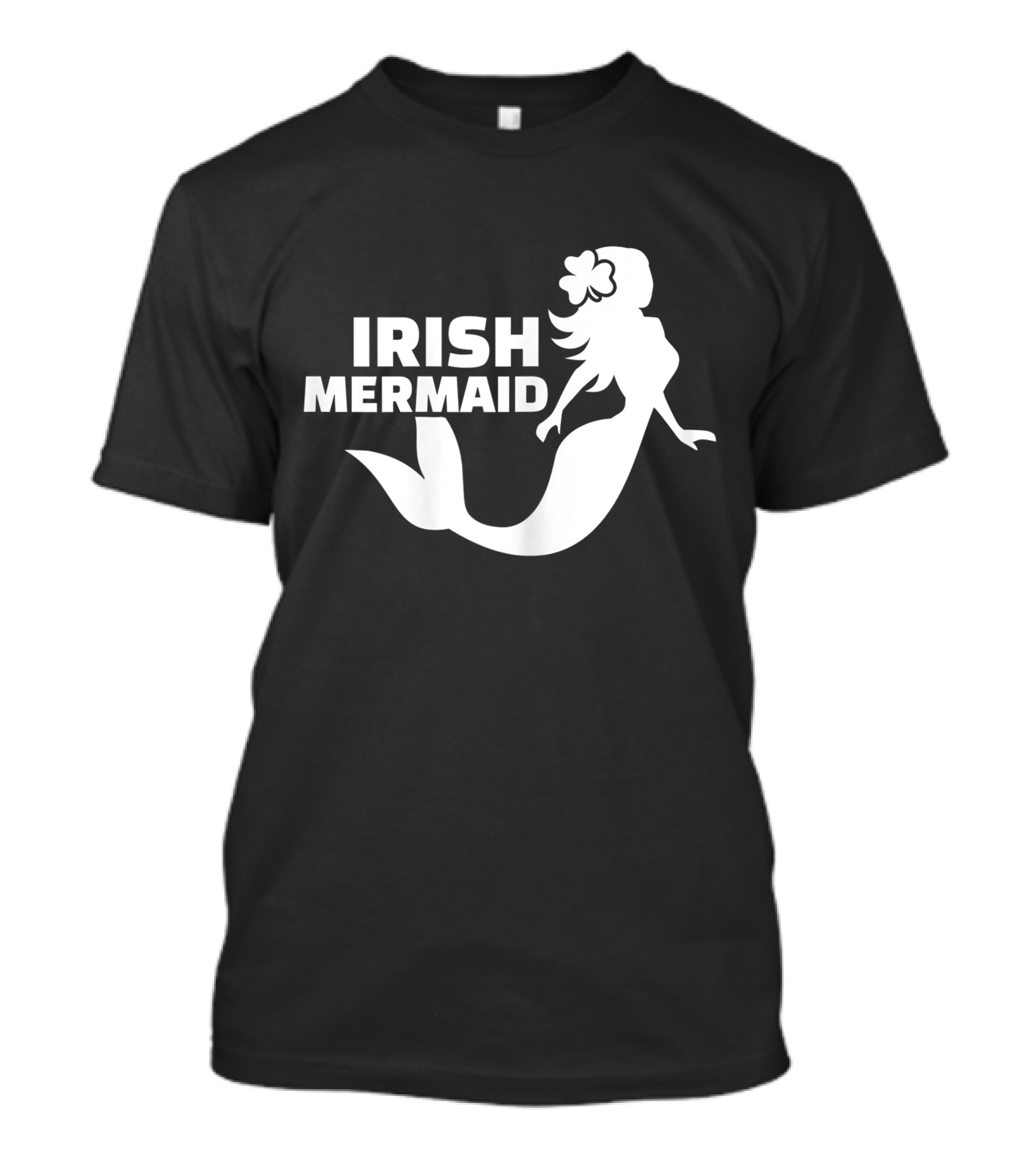 Irish Mermaid With Shamrock Hair Accessory T-Shirt