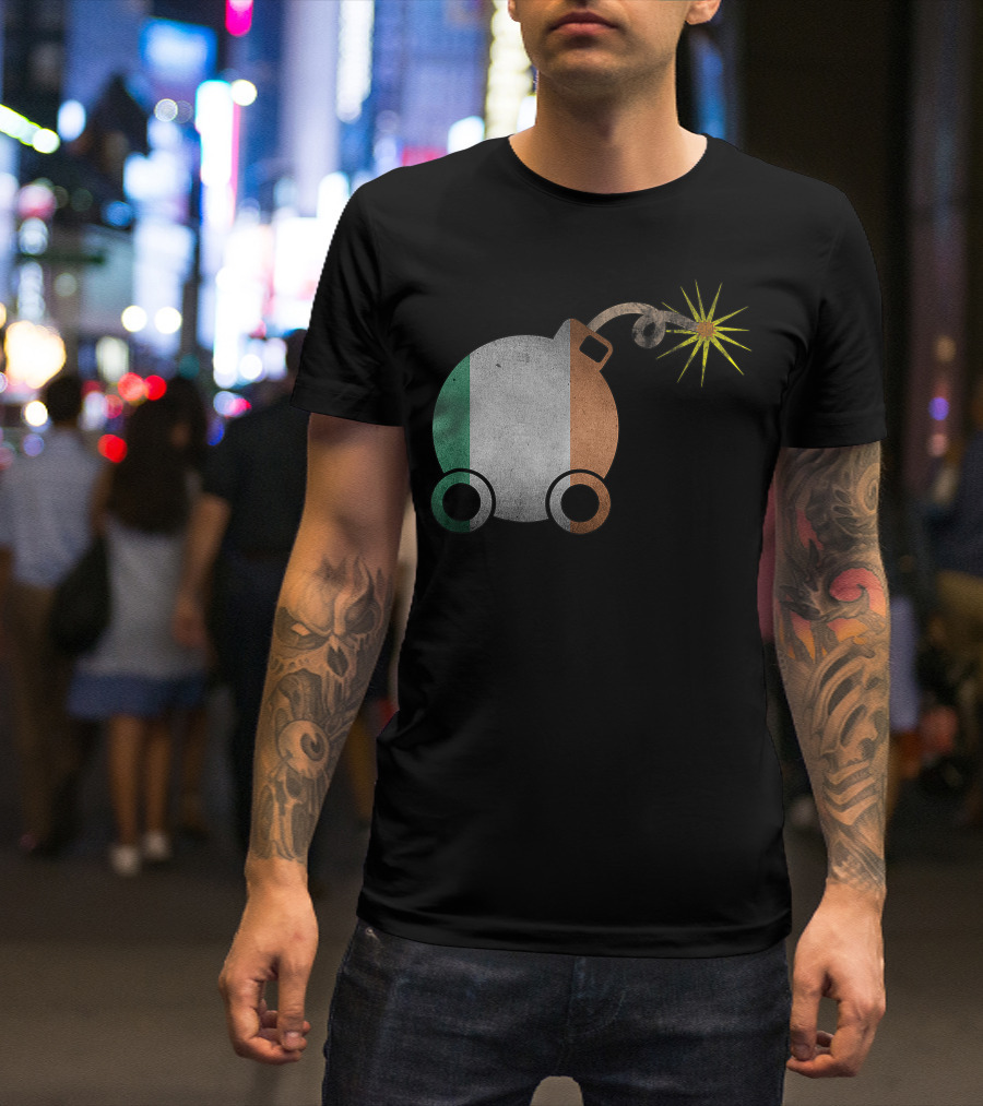 Irish Flag Bomb St. Patrick's Day Cocktail Lover T-Shirt