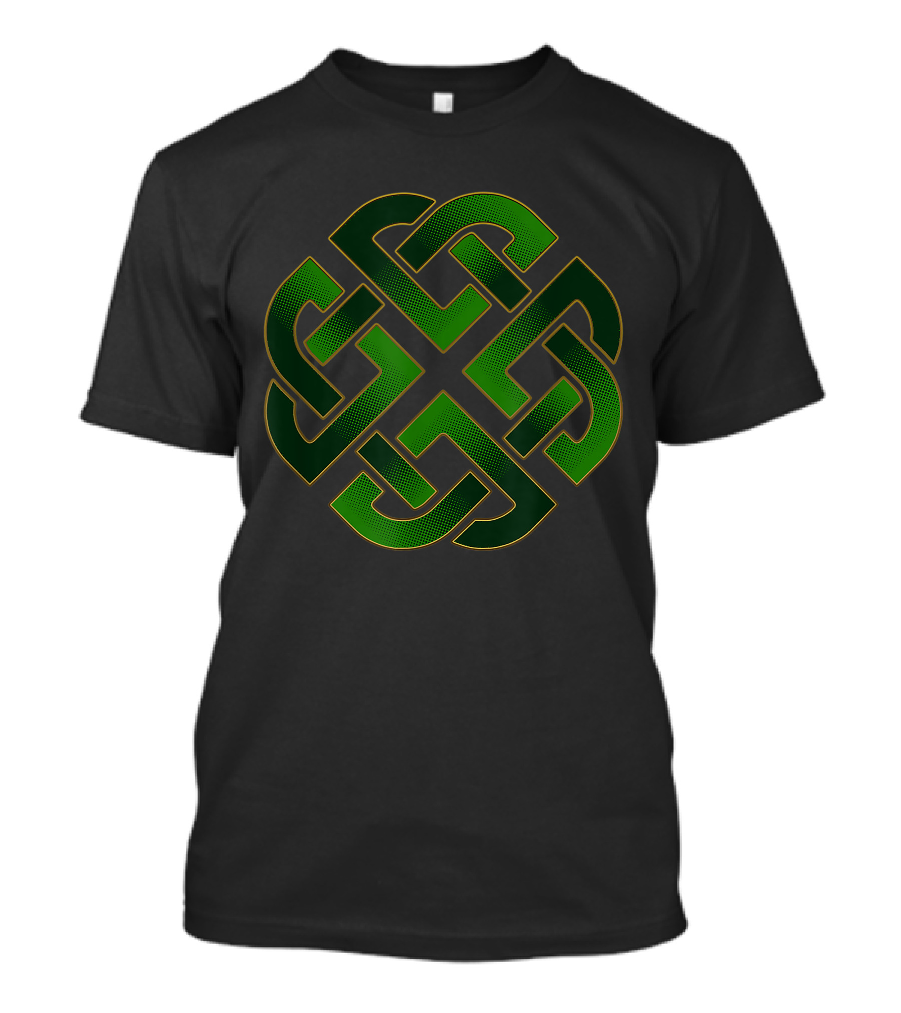 Emerald Green Celtic Gaelic Knot T-Shirt