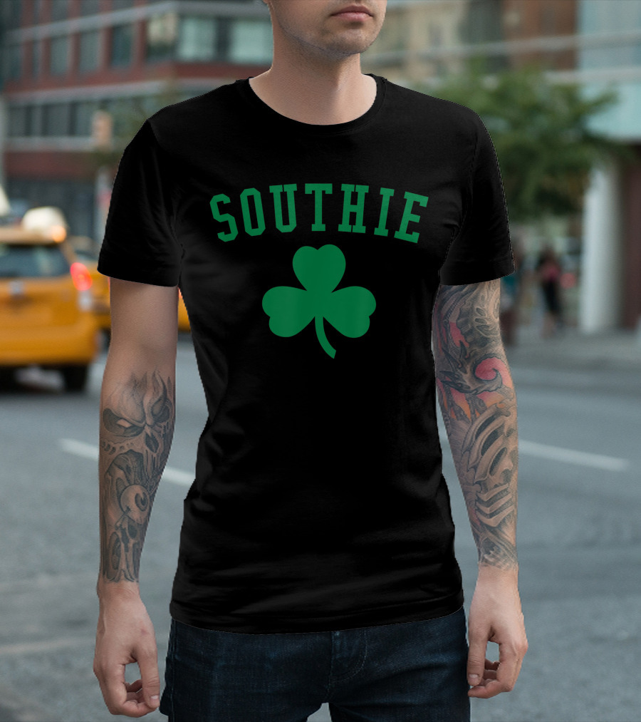 Southie Shamrock St. Patrick's Day South Boston Irish T-Shirt