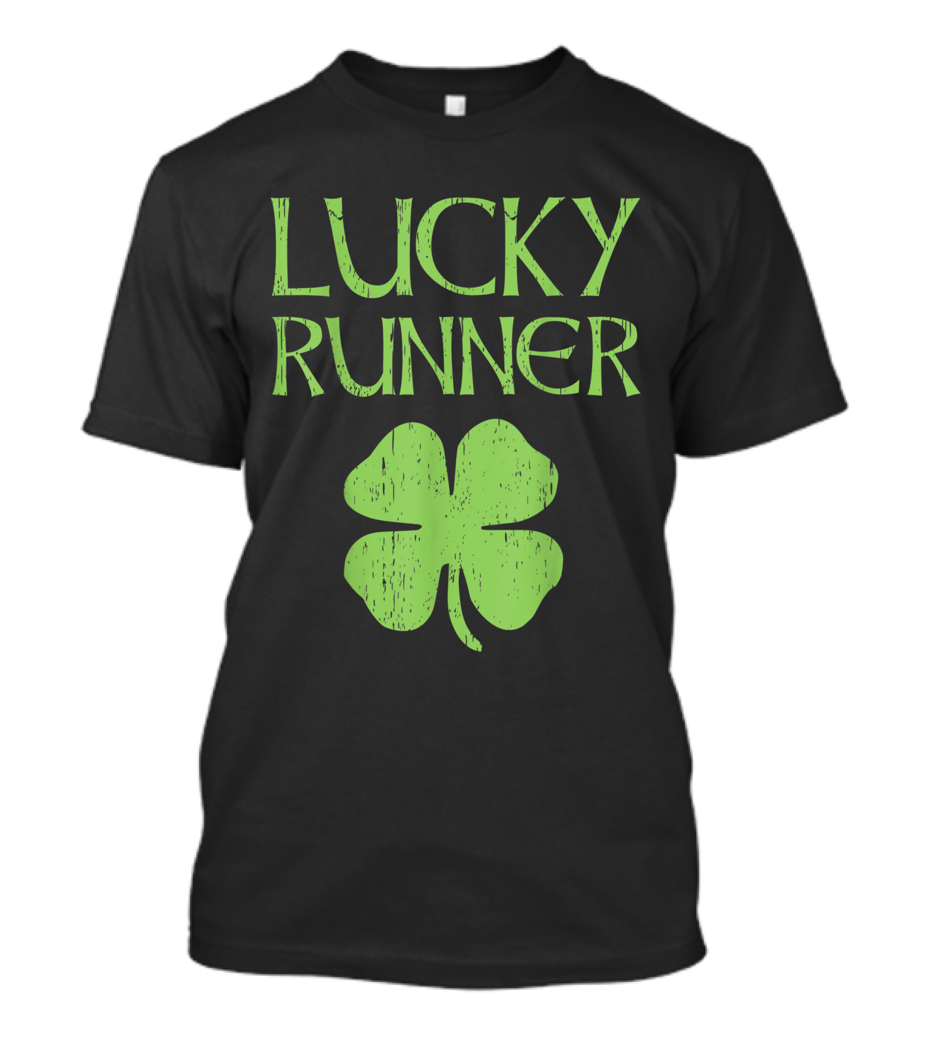 Lucky Runner St. Patrick's Day Irish Clover T-Shirt