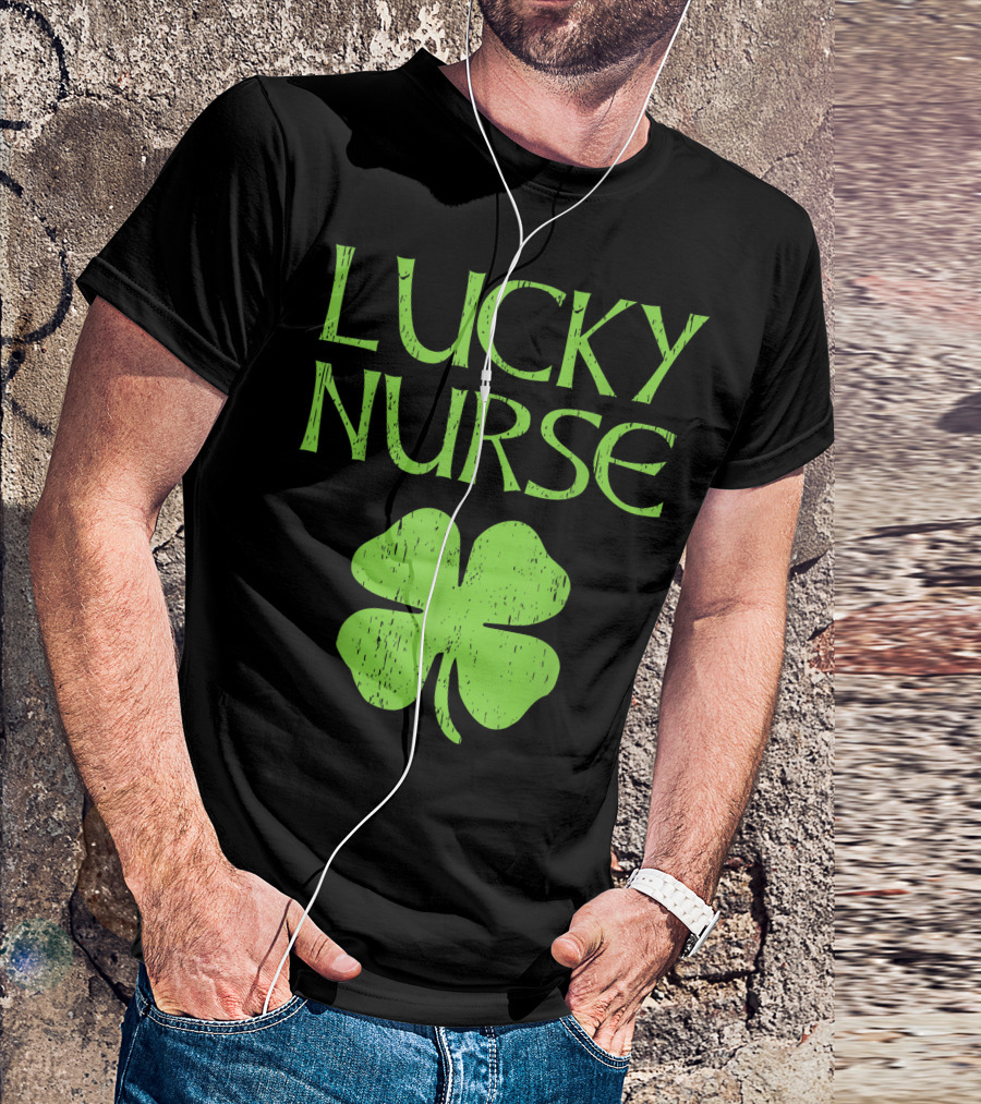 Lucky Nurse St. Patrick's Day Irish Clover T-Shirt