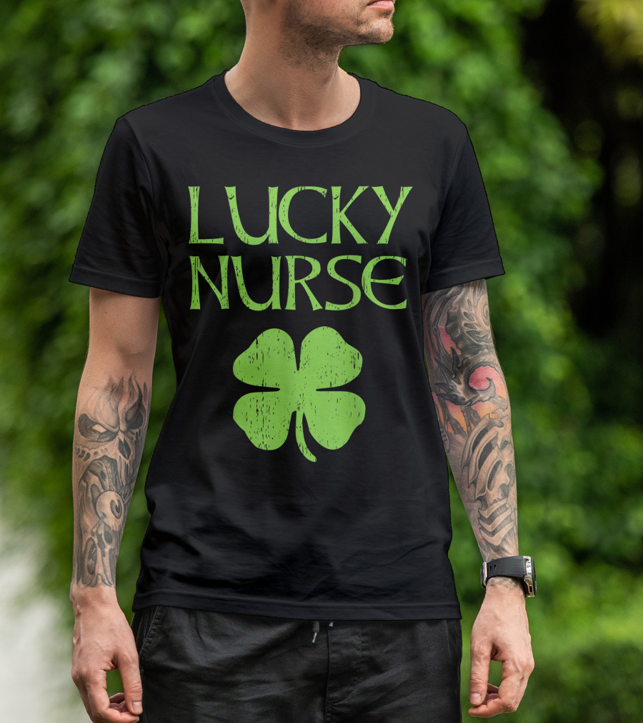 Lucky Nurse St. Patrick's Day Irish Clover T-Shirt