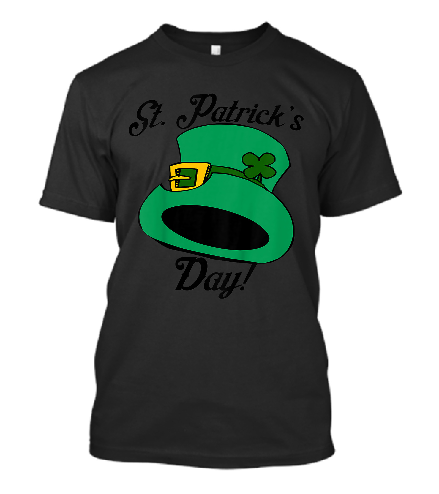 St. Patrick's Day Lucky Irish Child Hat With Clover T-Shirt