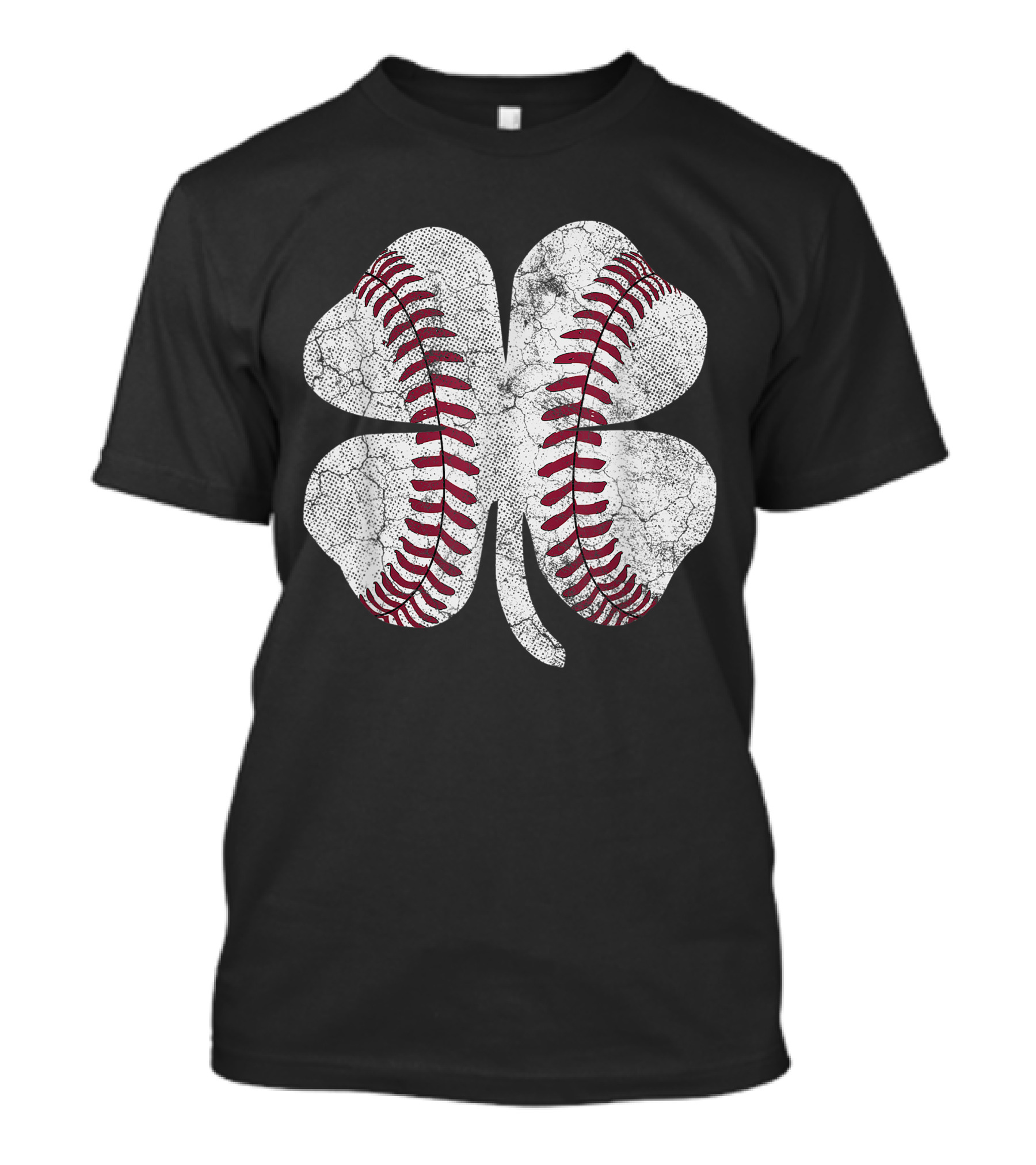 St. Patrick's Day Shamrock Baseball Saint Paddy's Crackle T-Shirt