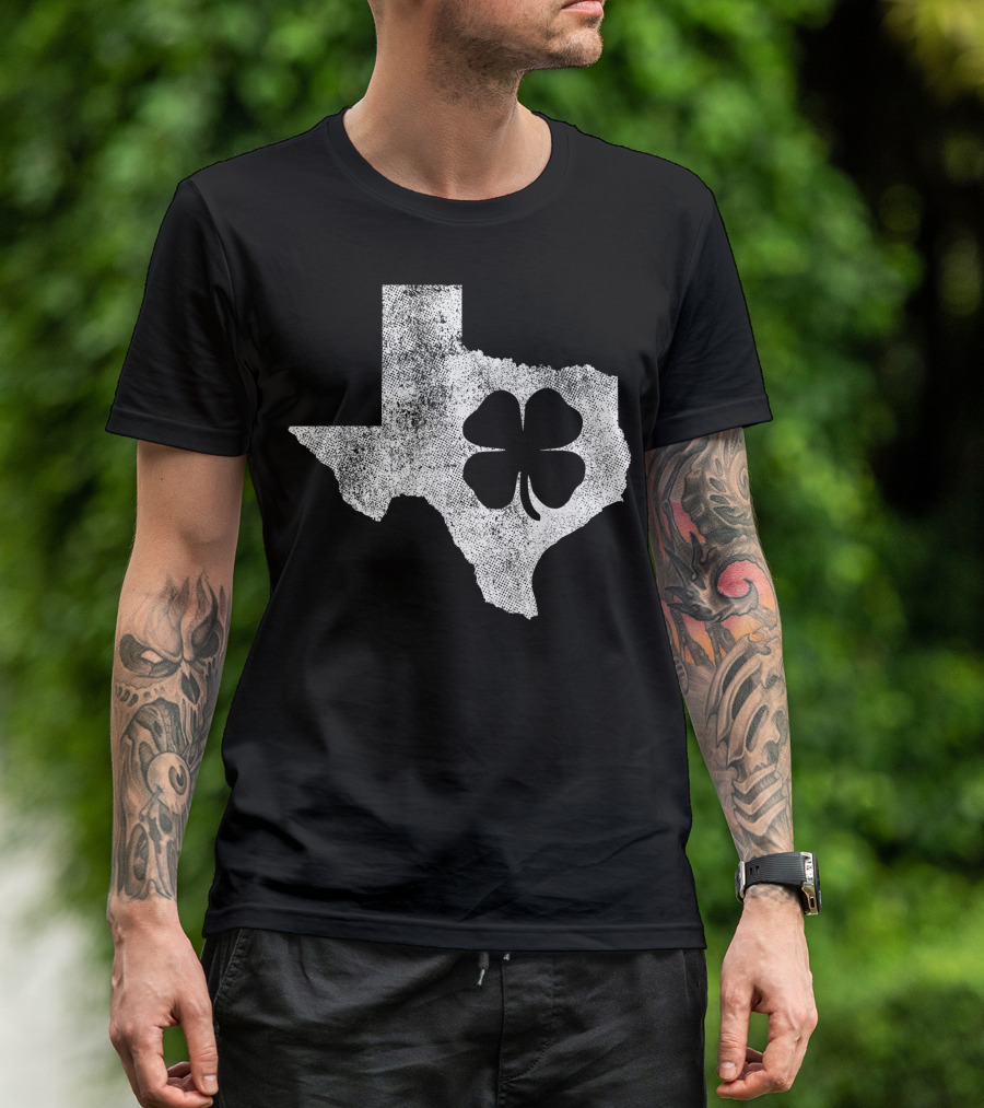 St. Patrick's Day Texas Shamrock Irish Saint Paddy T-Shirt