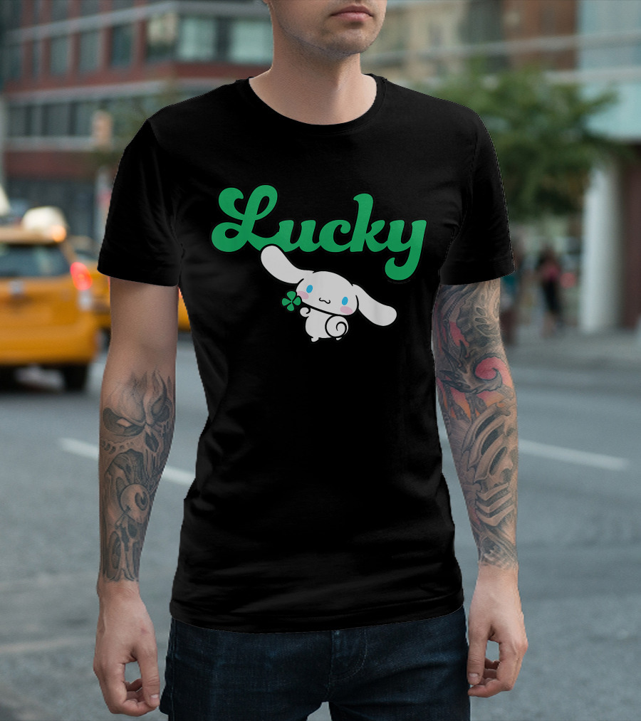 Cinnamoroll Lucky Clover St Patty Day Green T-Shirt
