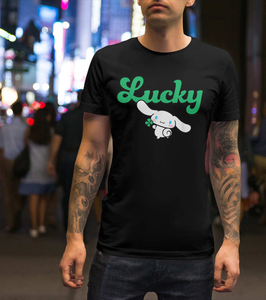 Cinnamoroll Lucky Clover St Patty Day Green T-Shirt