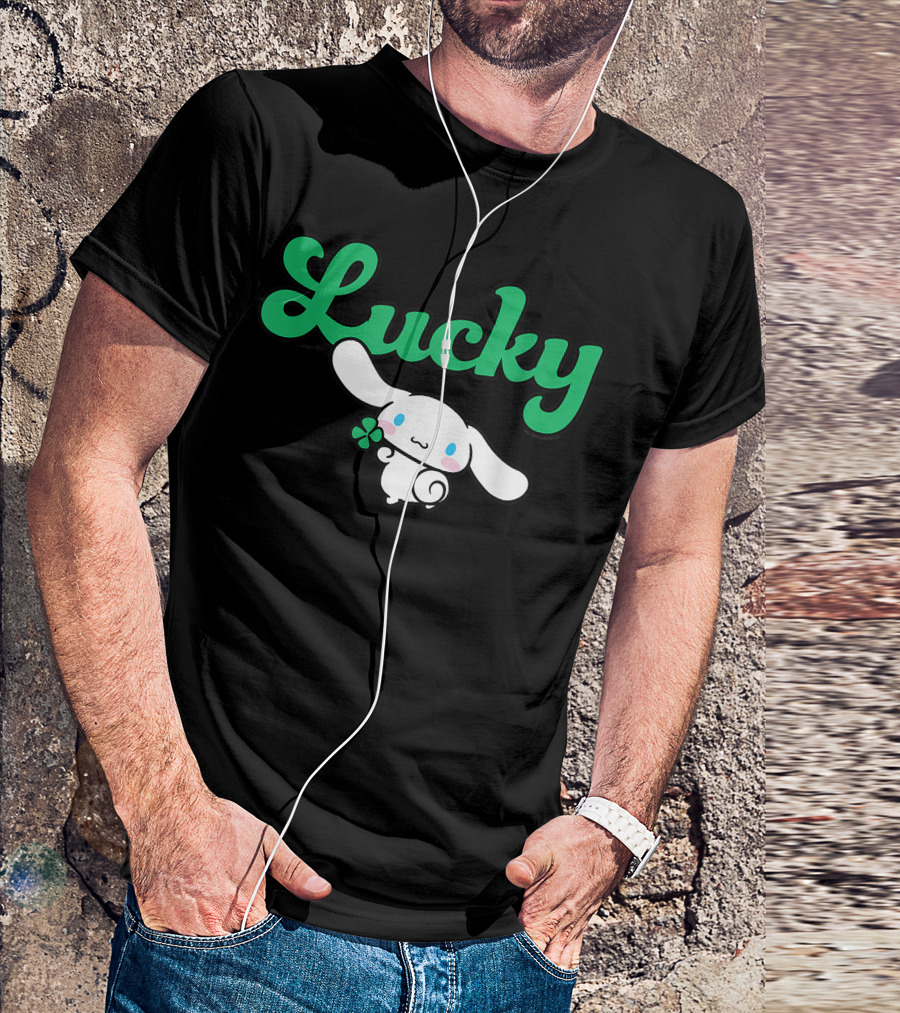 Cinnamoroll Lucky Clover St Patty Day Green T-Shirt
