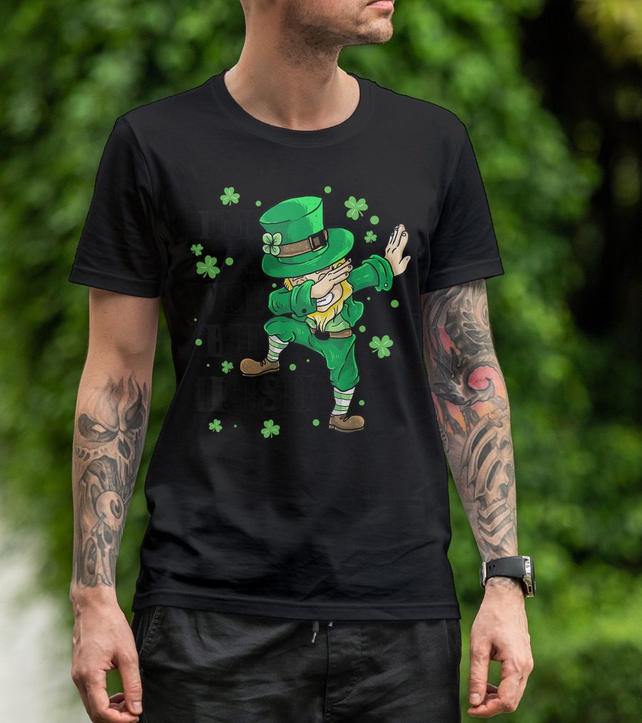 I'm A Wee Bit Irish Dab Leprechaun St. Patrick's Day T-Shirt