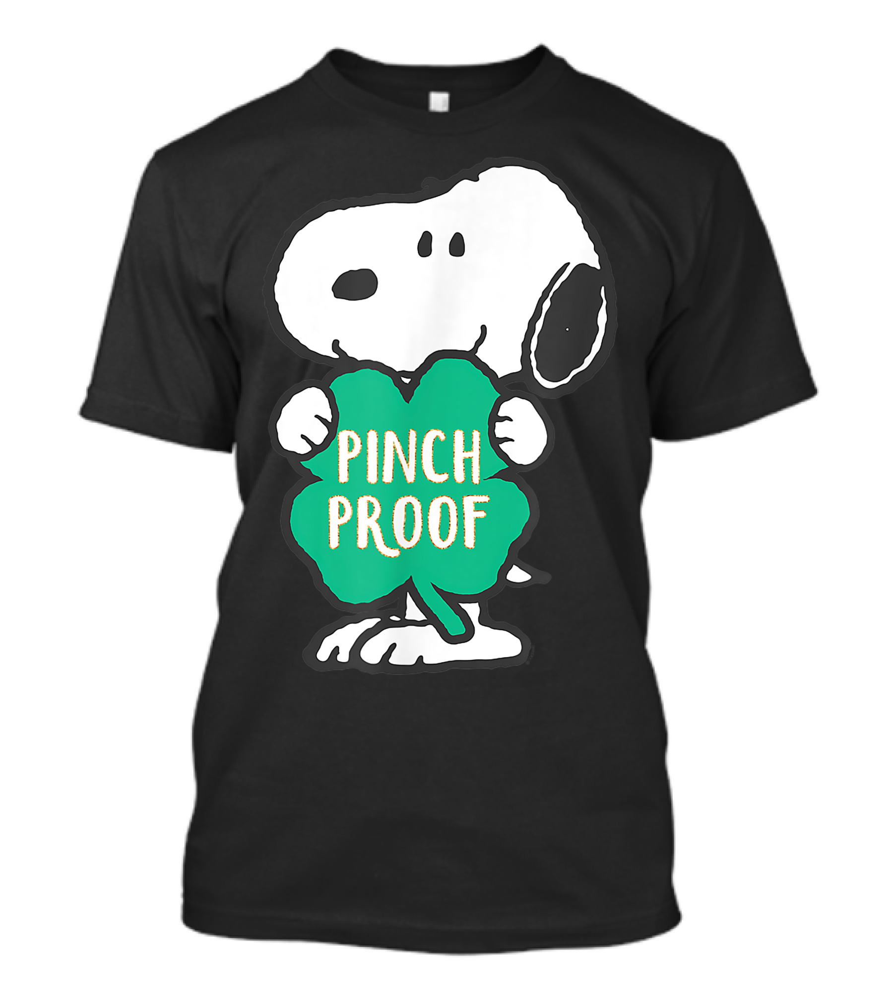 St. Patrick's Day Snoopy Pinch Proof With Shamrock T-Shirt