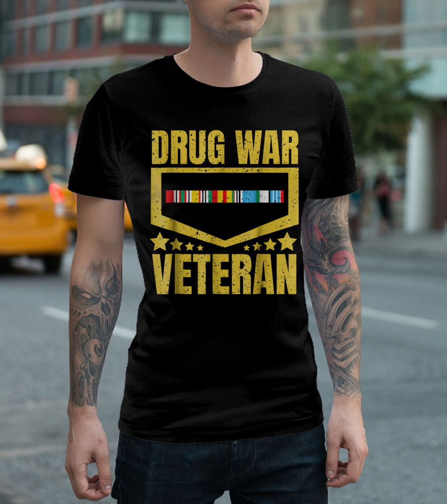 Drug War Veteran Usa Freedom T-Shirt