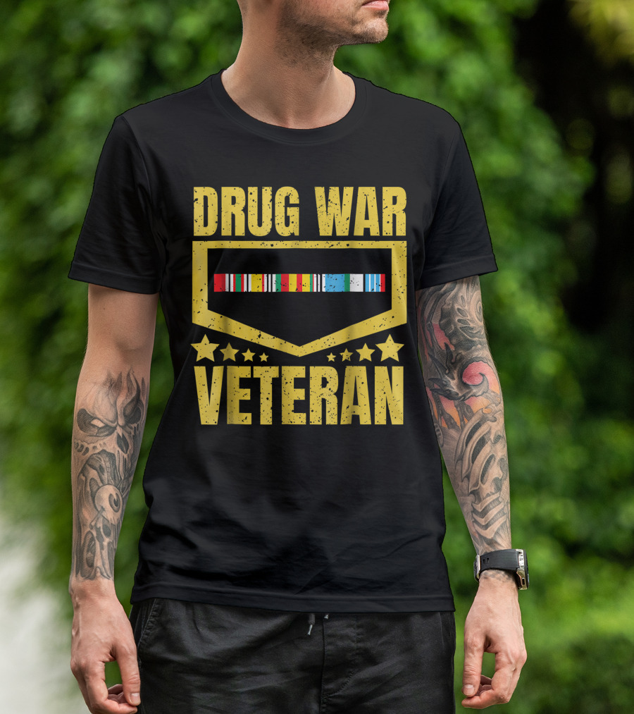 Drug War Veteran Usa Freedom T-Shirt