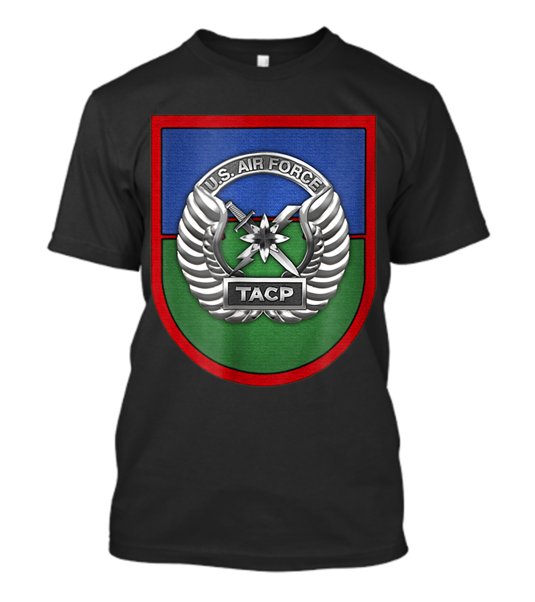 U.S. Air Force Tactical Air Control Party TACP Veteran Shield Emblem T-Shirt