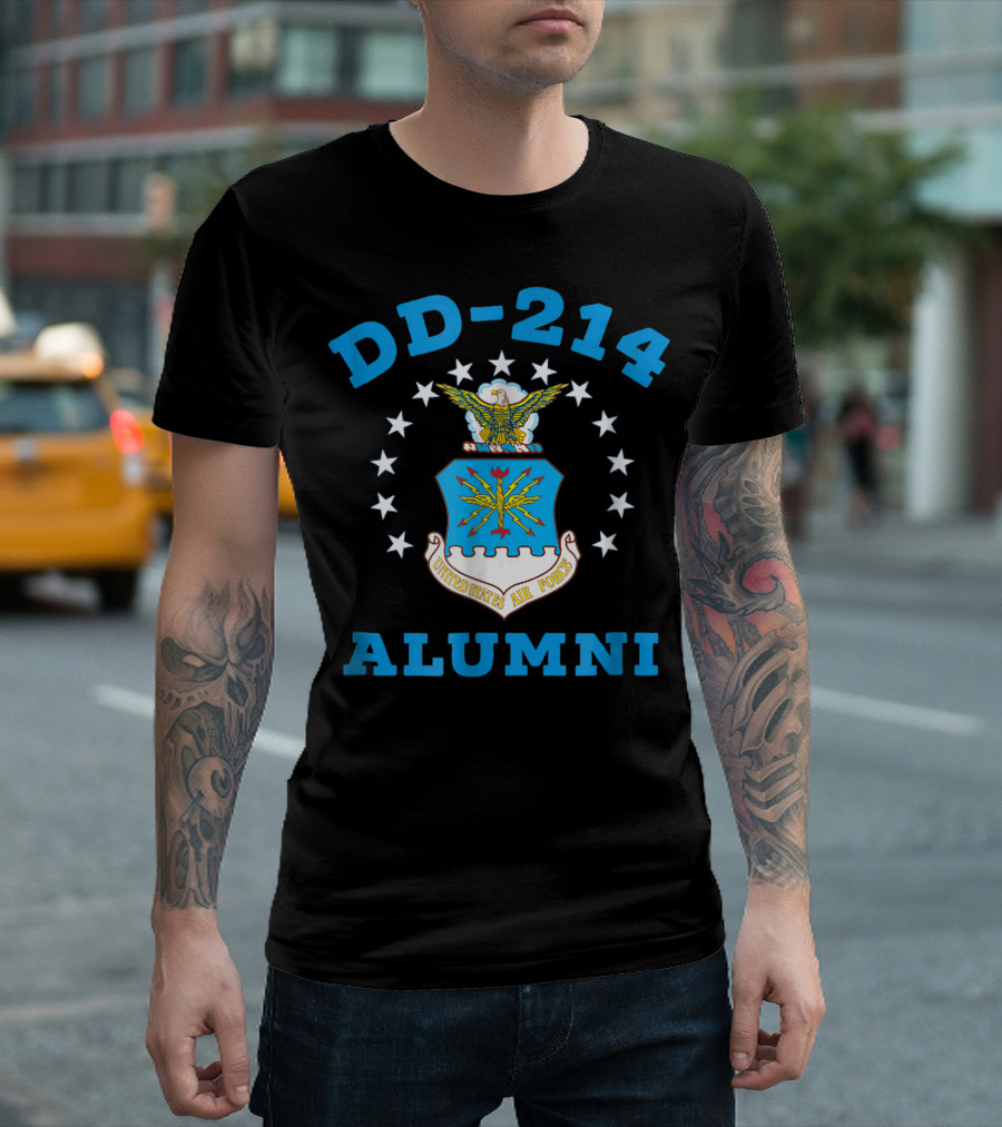 DD-214 United States Air Force Alumni Veteran T-Shirt