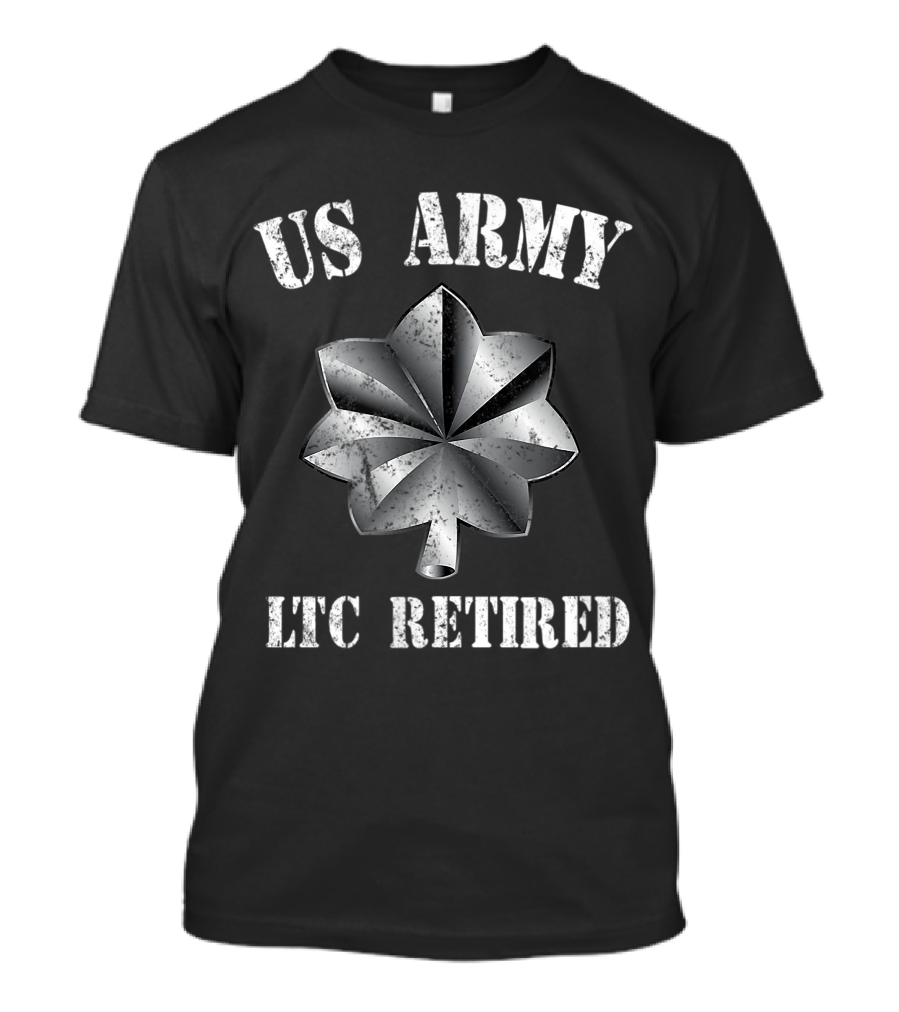 US Army LTC Retired Veteran Officers T-Shirt